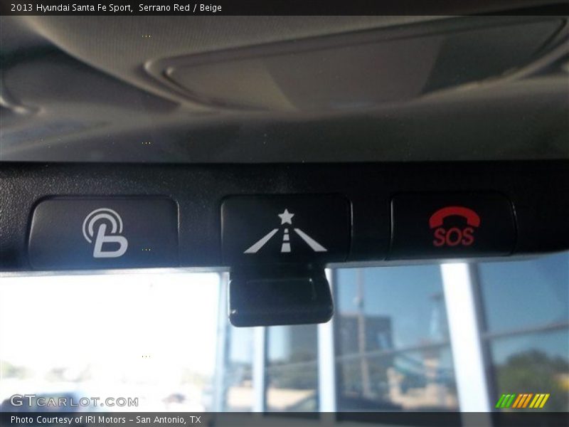 Serrano Red / Beige 2013 Hyundai Santa Fe Sport