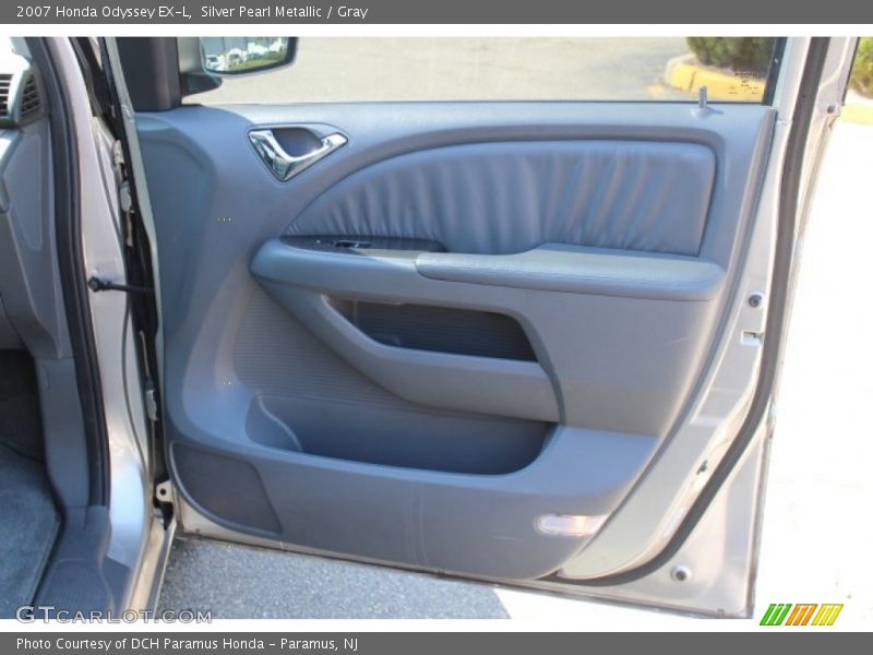 Silver Pearl Metallic / Gray 2007 Honda Odyssey EX-L