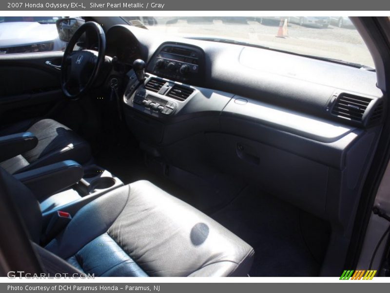 Silver Pearl Metallic / Gray 2007 Honda Odyssey EX-L