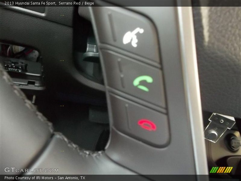 Serrano Red / Beige 2013 Hyundai Santa Fe Sport