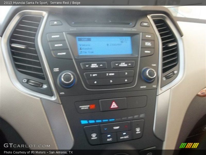 Serrano Red / Beige 2013 Hyundai Santa Fe Sport