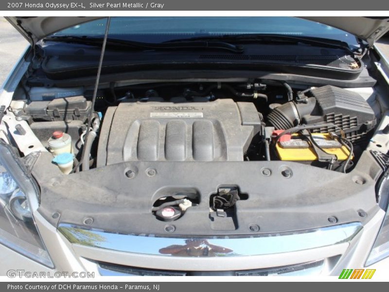 Silver Pearl Metallic / Gray 2007 Honda Odyssey EX-L