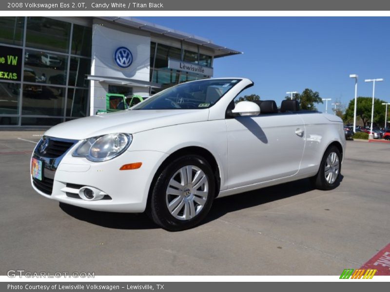 Candy White / Titan Black 2008 Volkswagen Eos 2.0T