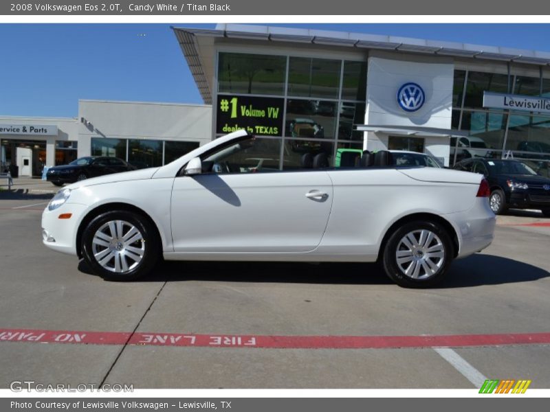 Candy White / Titan Black 2008 Volkswagen Eos 2.0T