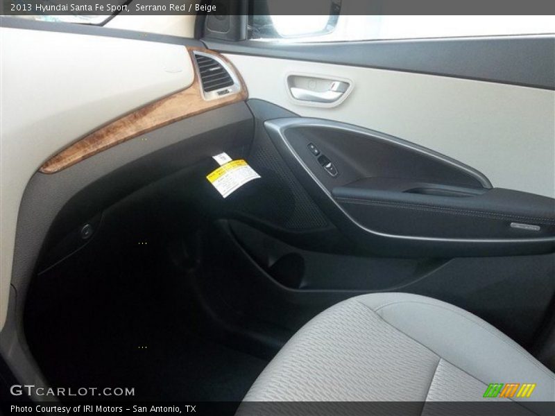 Serrano Red / Beige 2013 Hyundai Santa Fe Sport
