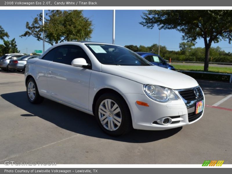 Candy White / Titan Black 2008 Volkswagen Eos 2.0T