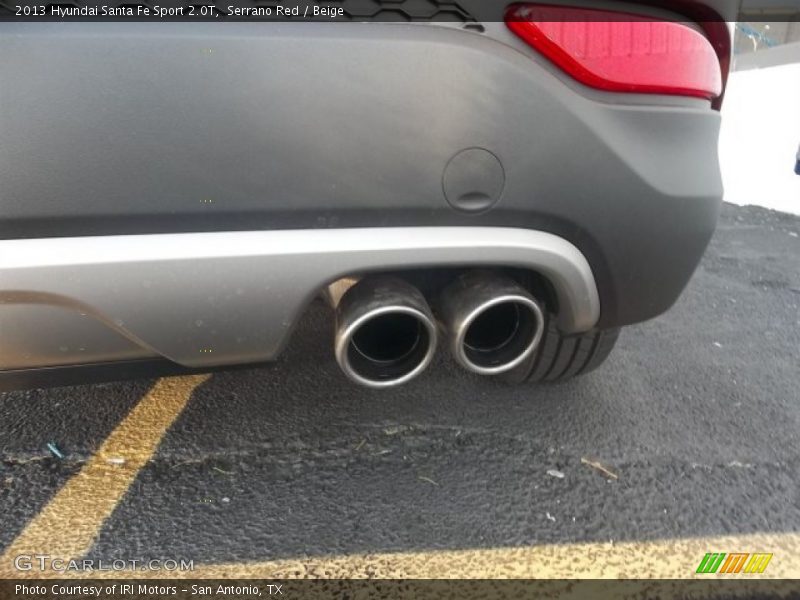 Exhaust of 2013 Santa Fe Sport 2.0T