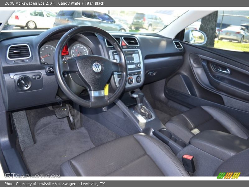 Candy White / Titan Black 2008 Volkswagen Eos 2.0T