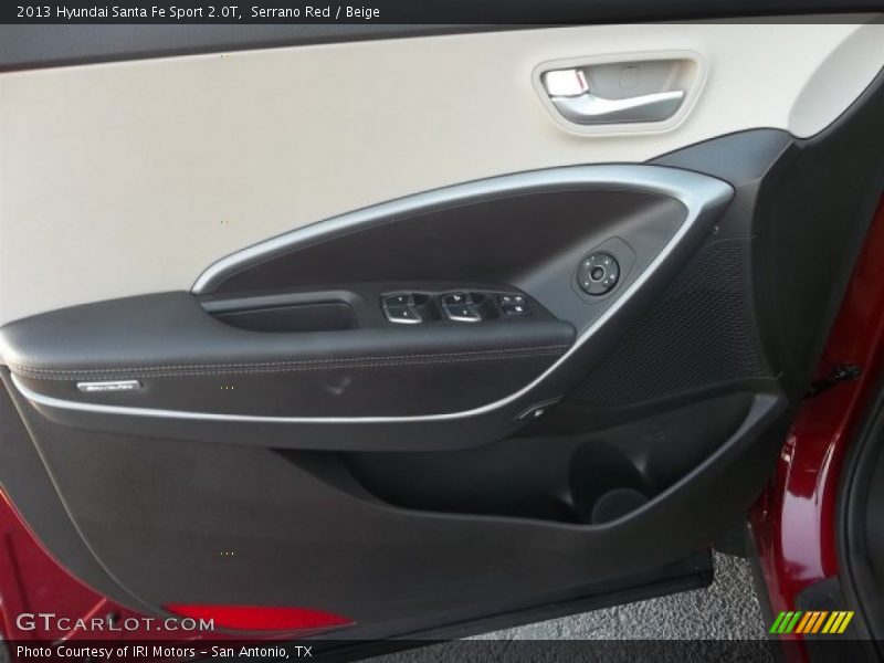 Serrano Red / Beige 2013 Hyundai Santa Fe Sport 2.0T