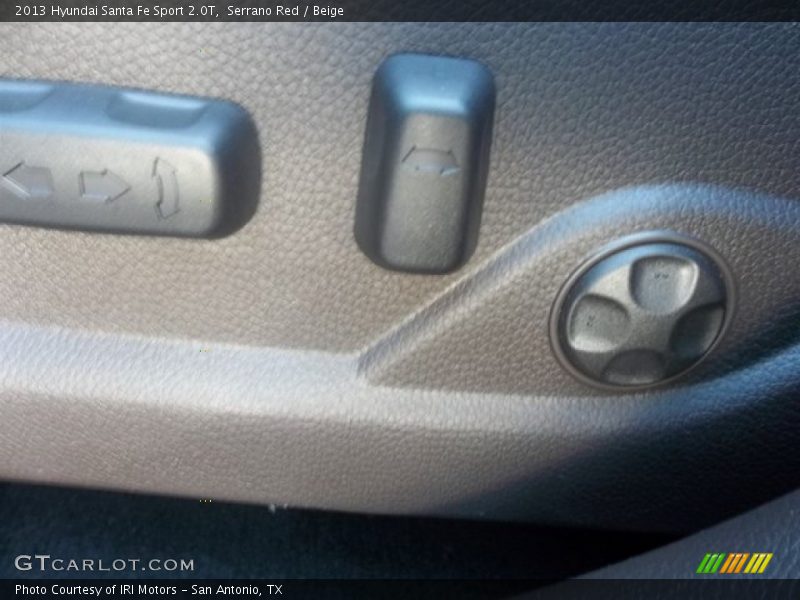 Serrano Red / Beige 2013 Hyundai Santa Fe Sport 2.0T