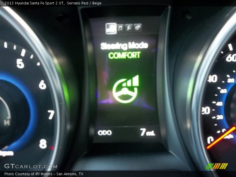 Serrano Red / Beige 2013 Hyundai Santa Fe Sport 2.0T