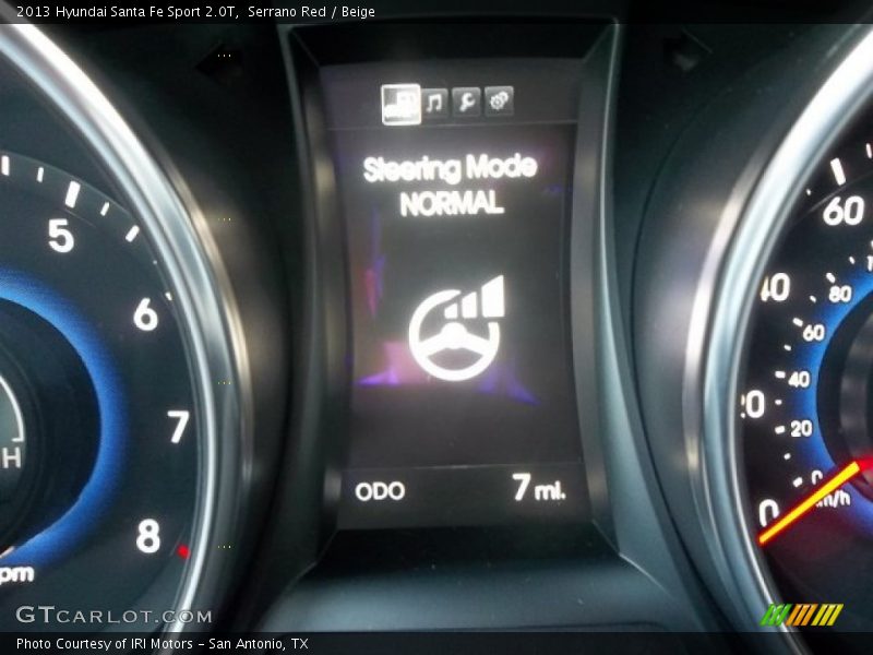 Serrano Red / Beige 2013 Hyundai Santa Fe Sport 2.0T