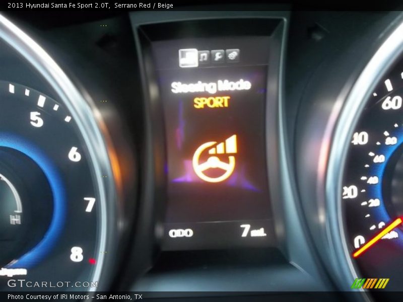 Serrano Red / Beige 2013 Hyundai Santa Fe Sport 2.0T