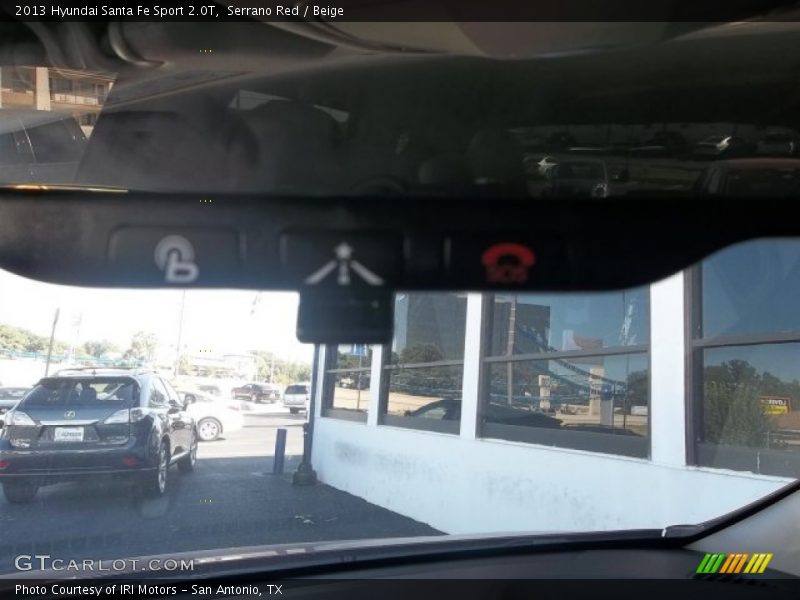 Serrano Red / Beige 2013 Hyundai Santa Fe Sport 2.0T