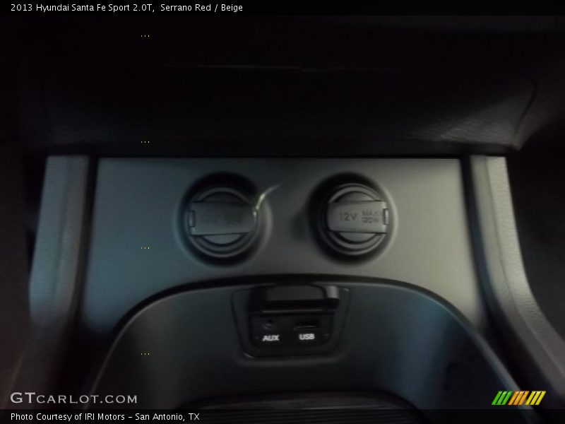 Serrano Red / Beige 2013 Hyundai Santa Fe Sport 2.0T
