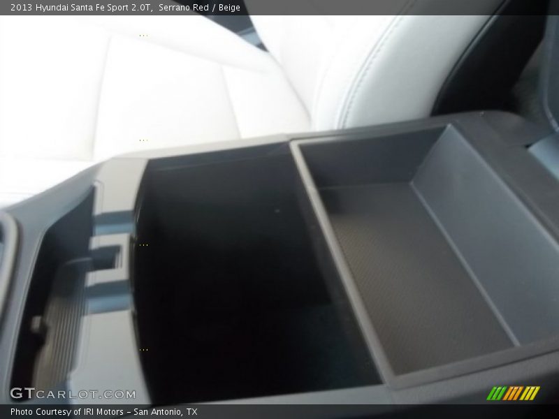 Serrano Red / Beige 2013 Hyundai Santa Fe Sport 2.0T