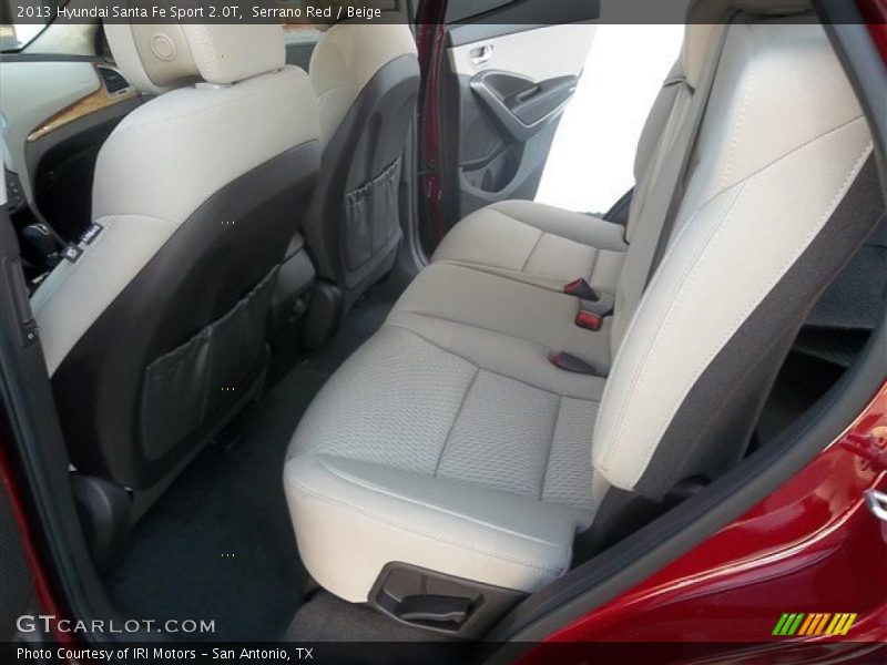 Serrano Red / Beige 2013 Hyundai Santa Fe Sport 2.0T