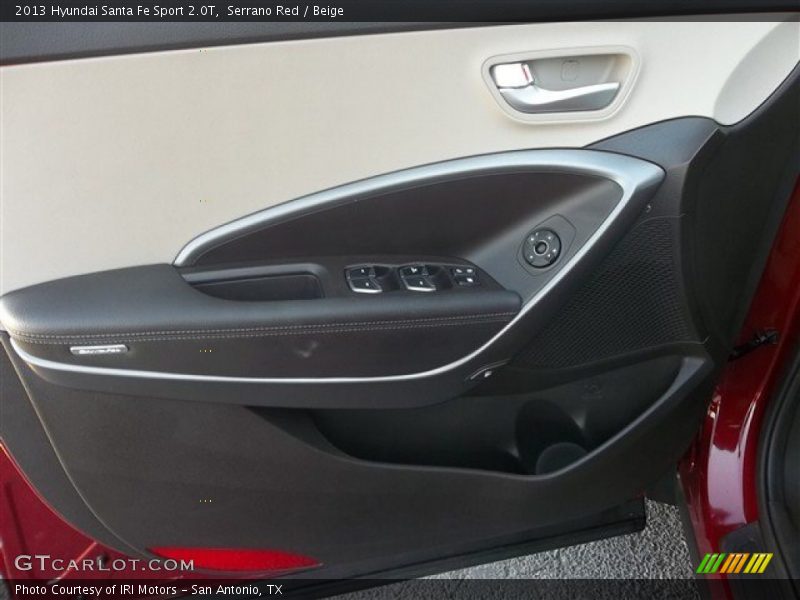 Serrano Red / Beige 2013 Hyundai Santa Fe Sport 2.0T