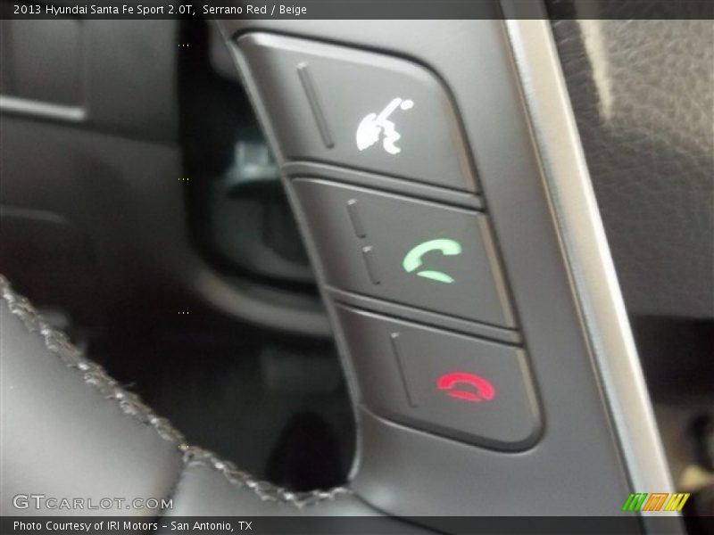 Serrano Red / Beige 2013 Hyundai Santa Fe Sport 2.0T