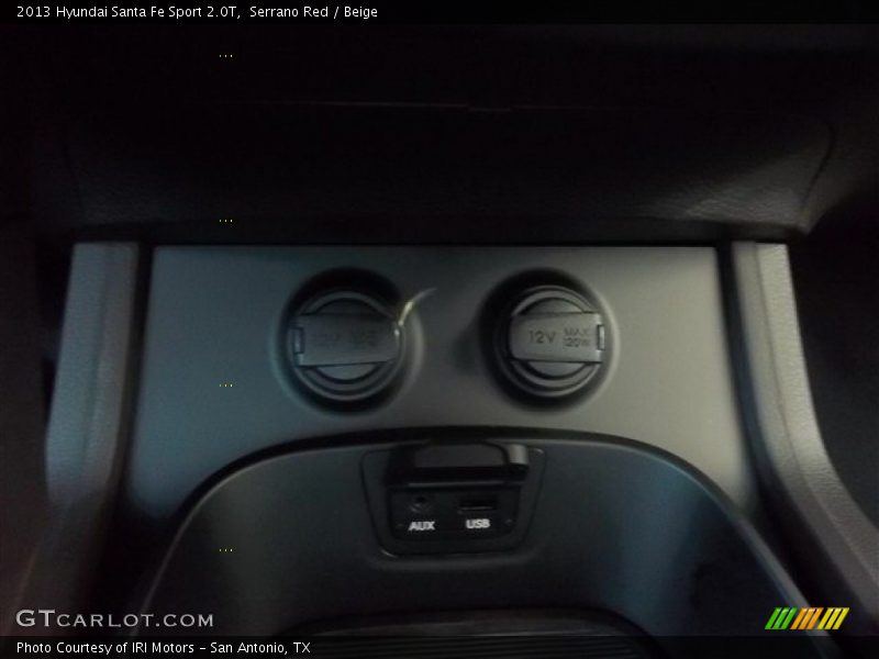 Serrano Red / Beige 2013 Hyundai Santa Fe Sport 2.0T