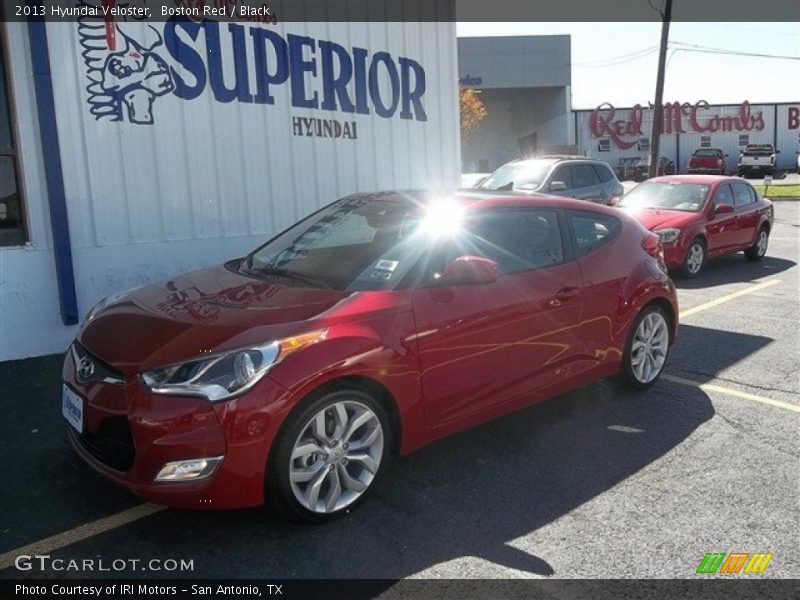 Boston Red / Black 2013 Hyundai Veloster