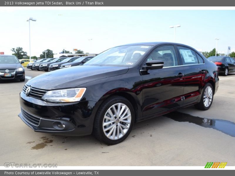 Black Uni / Titan Black 2013 Volkswagen Jetta TDI Sedan