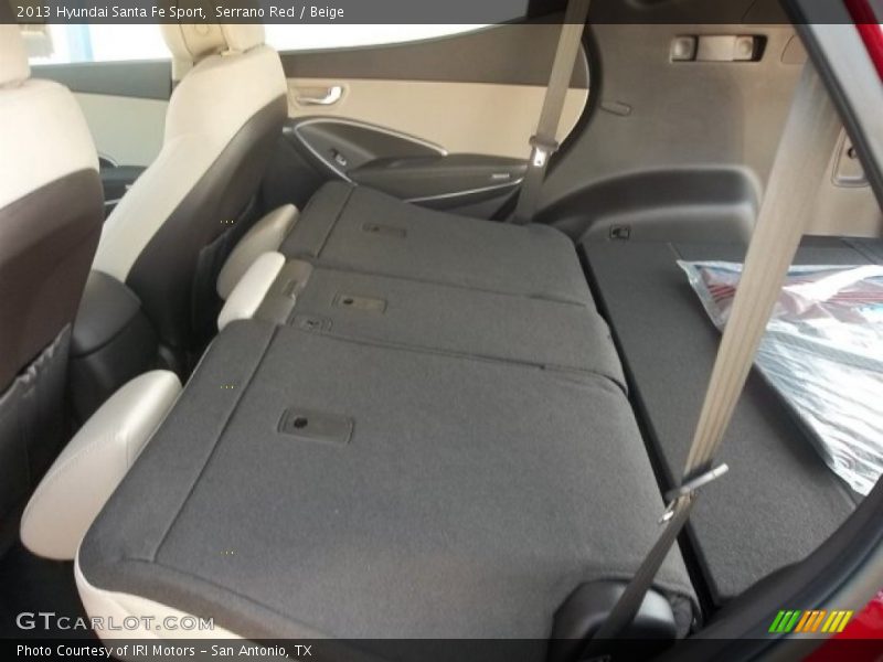 Serrano Red / Beige 2013 Hyundai Santa Fe Sport