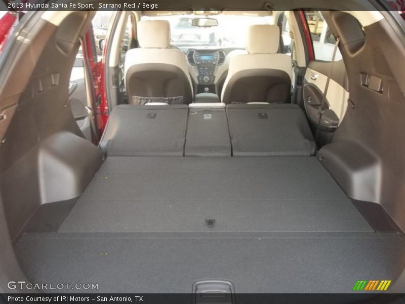 Serrano Red / Beige 2013 Hyundai Santa Fe Sport