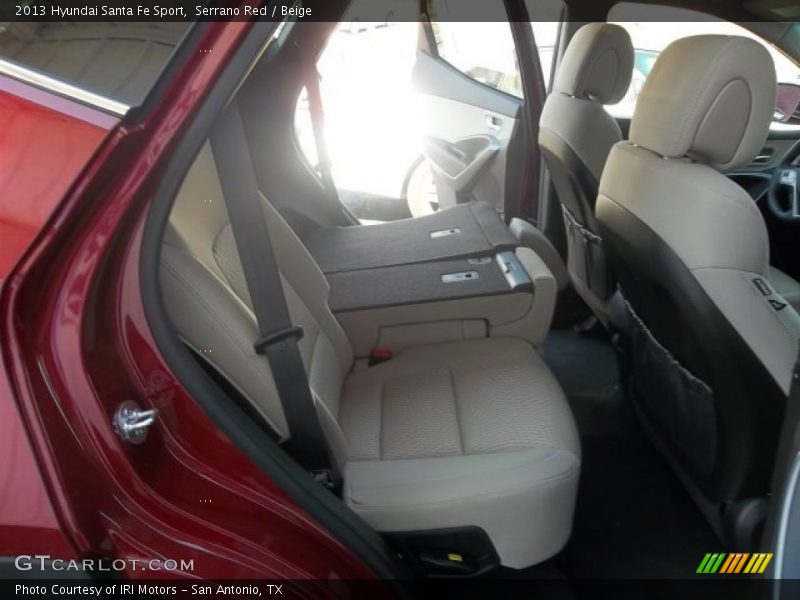 Serrano Red / Beige 2013 Hyundai Santa Fe Sport