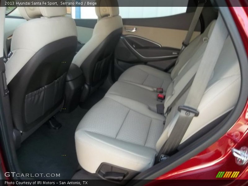 Serrano Red / Beige 2013 Hyundai Santa Fe Sport