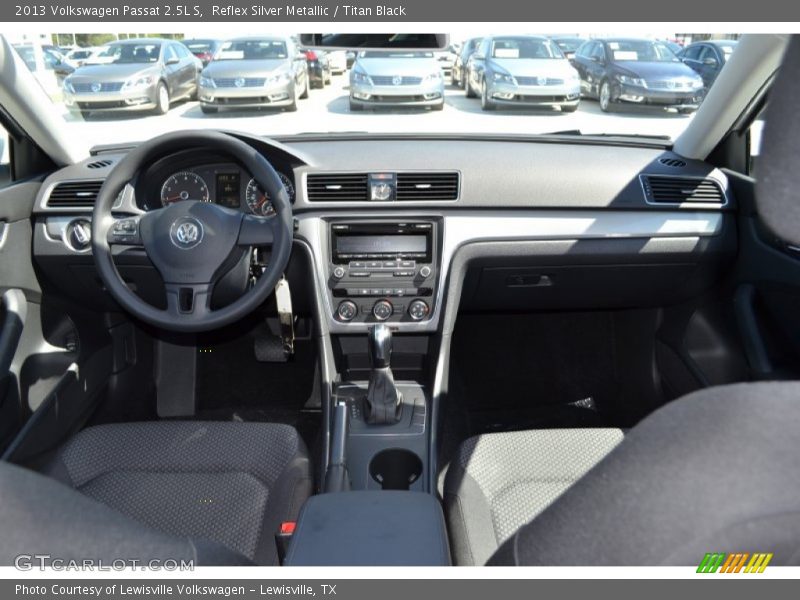 Reflex Silver Metallic / Titan Black 2013 Volkswagen Passat 2.5L S