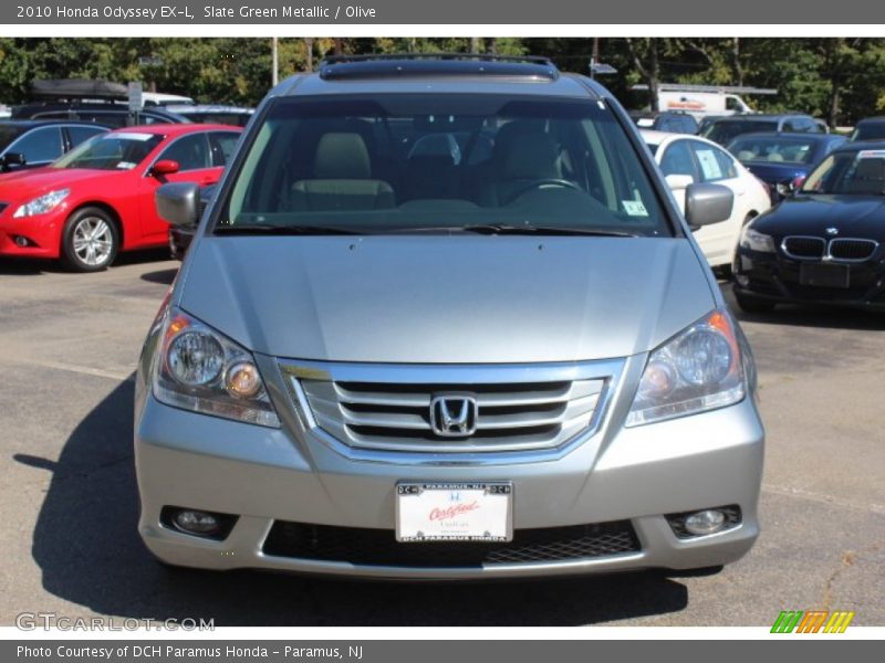 Slate Green Metallic / Olive 2010 Honda Odyssey EX-L