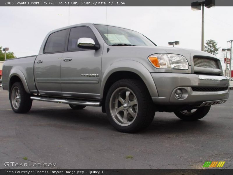 Silver Sky Metallic / Taupe 2006 Toyota Tundra SR5 X-SP Double Cab
