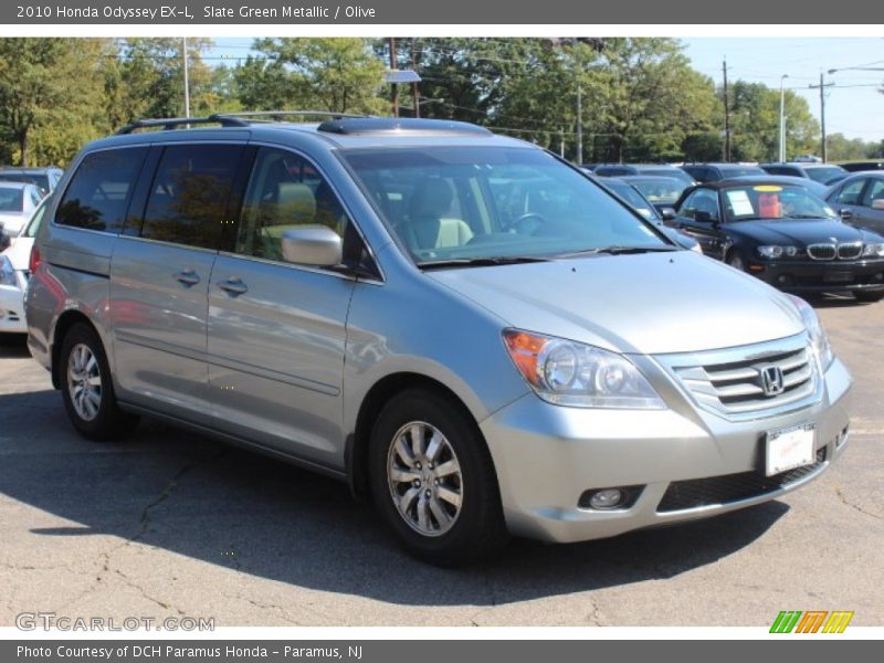 Slate Green Metallic / Olive 2010 Honda Odyssey EX-L