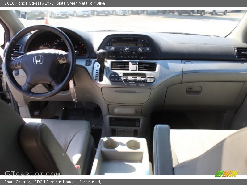 Slate Green Metallic / Olive 2010 Honda Odyssey EX-L