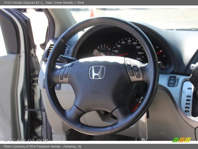 Slate Green Metallic / Olive 2010 Honda Odyssey EX-L
