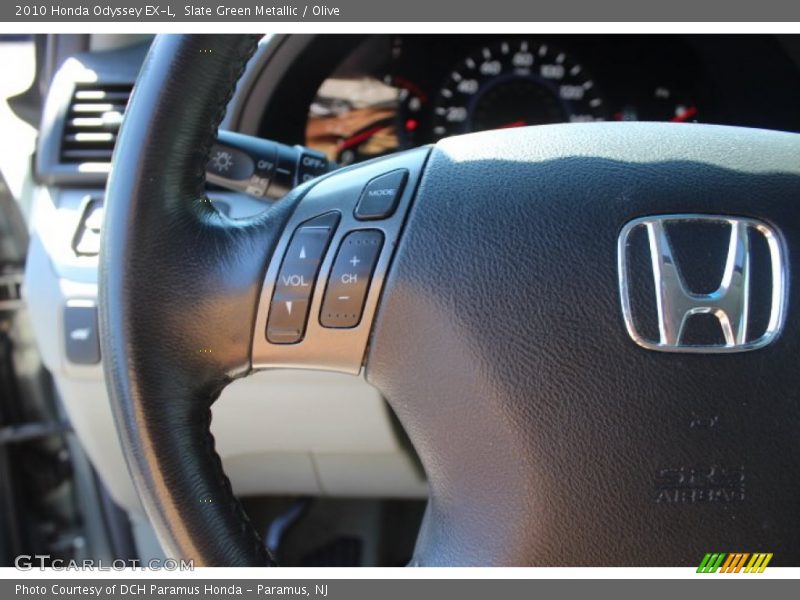 Slate Green Metallic / Olive 2010 Honda Odyssey EX-L