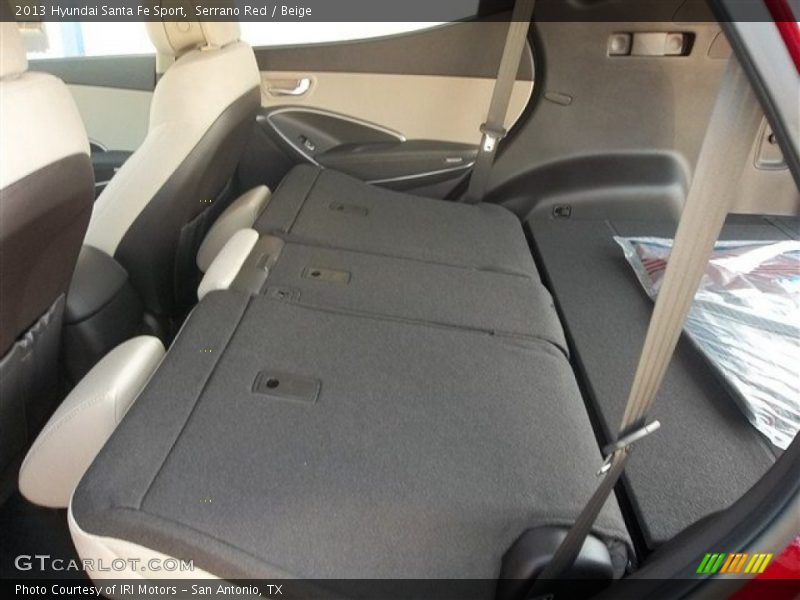 Serrano Red / Beige 2013 Hyundai Santa Fe Sport
