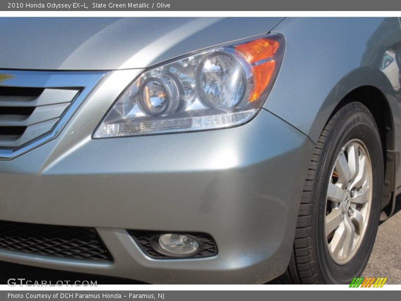 Slate Green Metallic / Olive 2010 Honda Odyssey EX-L