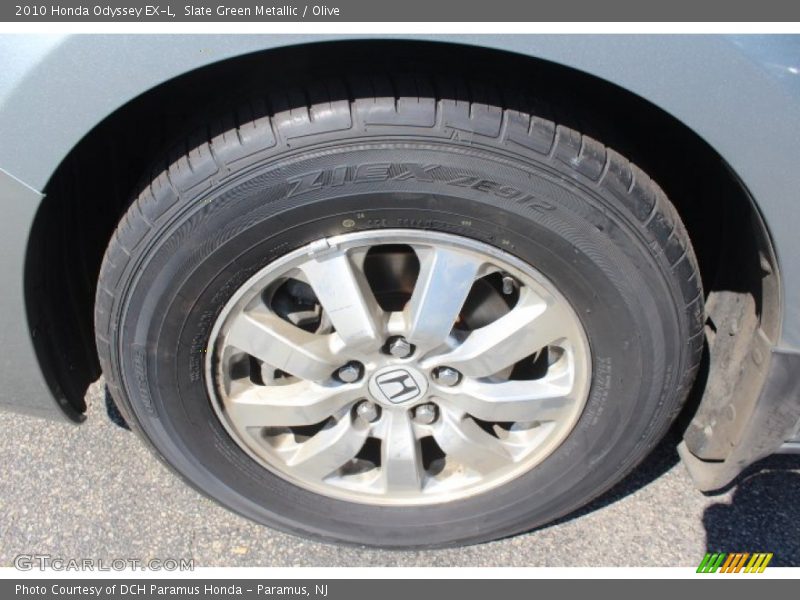 Slate Green Metallic / Olive 2010 Honda Odyssey EX-L