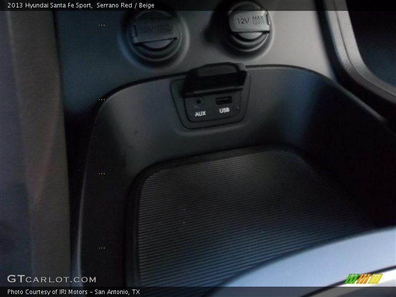 Serrano Red / Beige 2013 Hyundai Santa Fe Sport