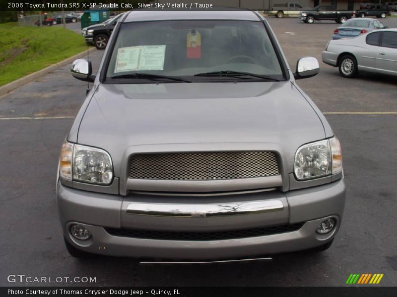 Silver Sky Metallic / Taupe 2006 Toyota Tundra SR5 X-SP Double Cab