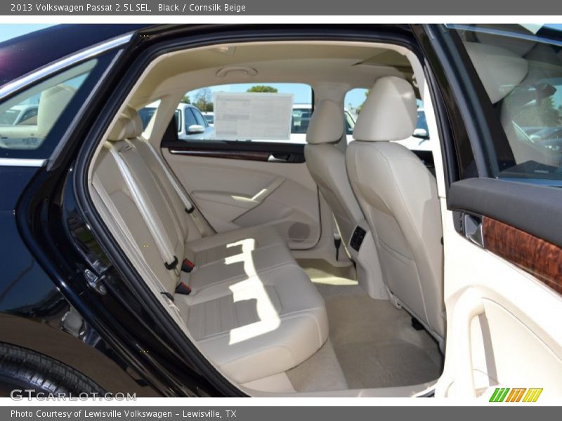 Black / Cornsilk Beige 2013 Volkswagen Passat 2.5L SEL