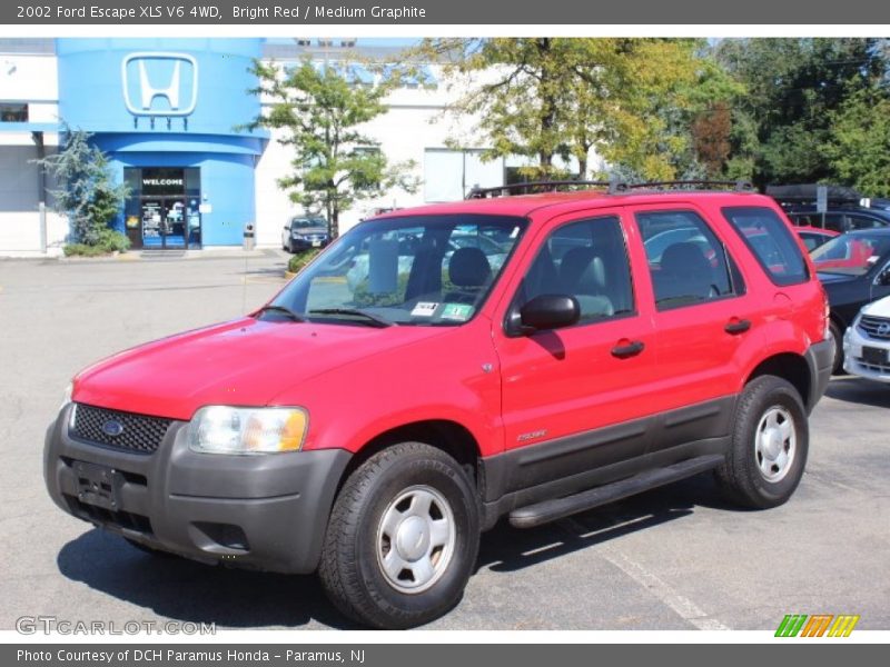 Bright Red / Medium Graphite 2002 Ford Escape XLS V6 4WD