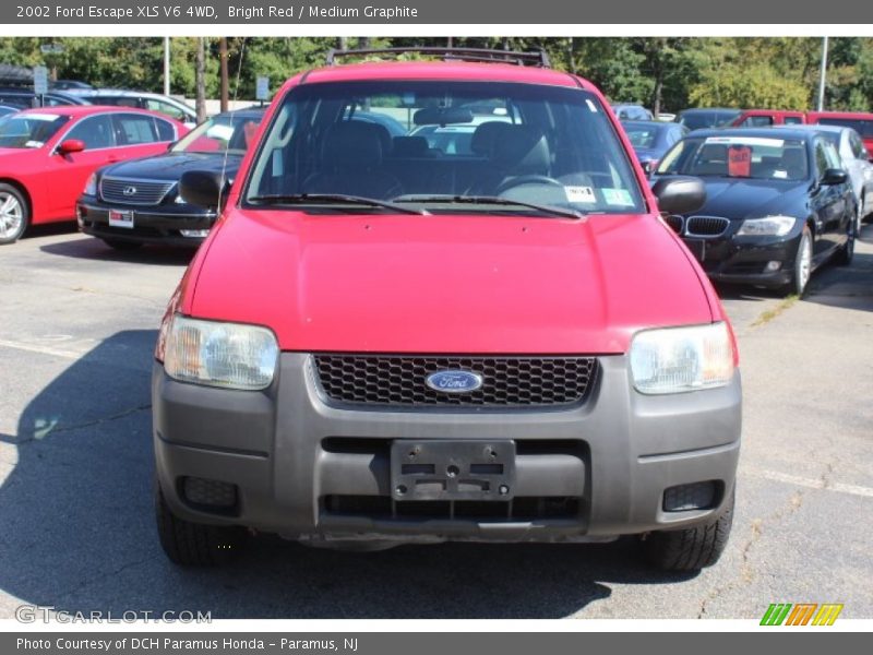 Bright Red / Medium Graphite 2002 Ford Escape XLS V6 4WD