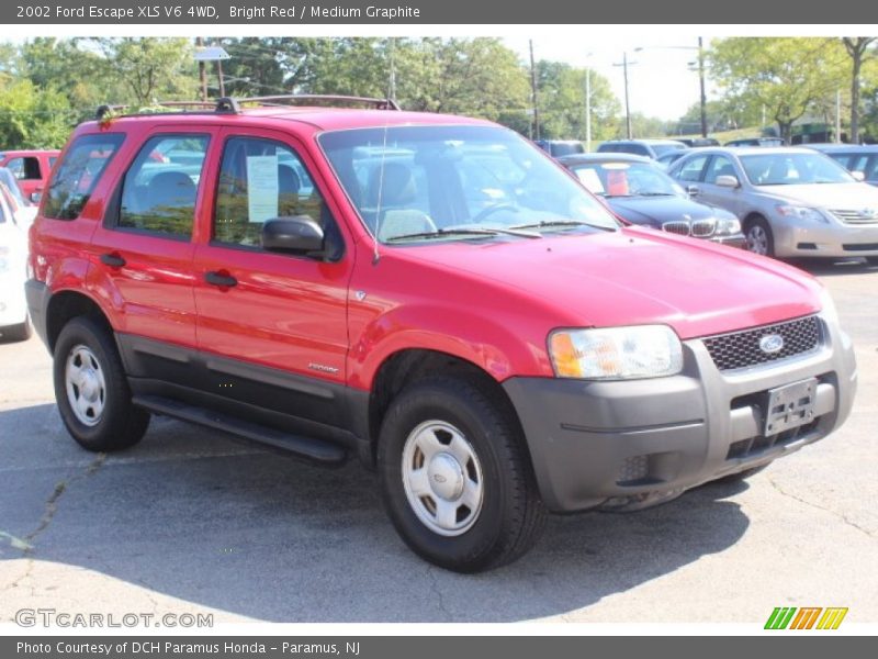 Bright Red / Medium Graphite 2002 Ford Escape XLS V6 4WD