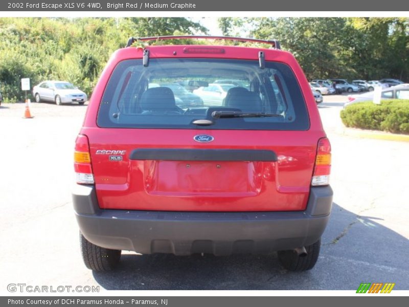 Bright Red / Medium Graphite 2002 Ford Escape XLS V6 4WD