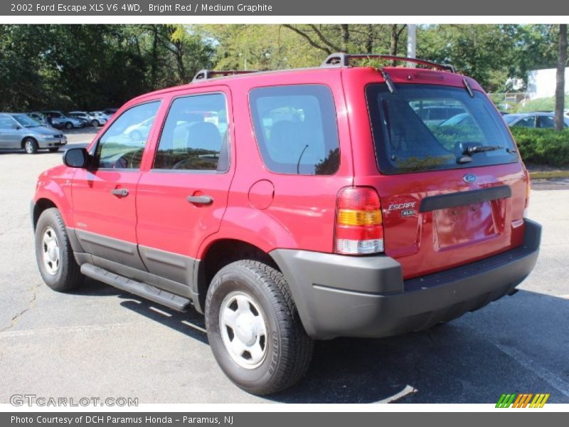 Bright Red / Medium Graphite 2002 Ford Escape XLS V6 4WD