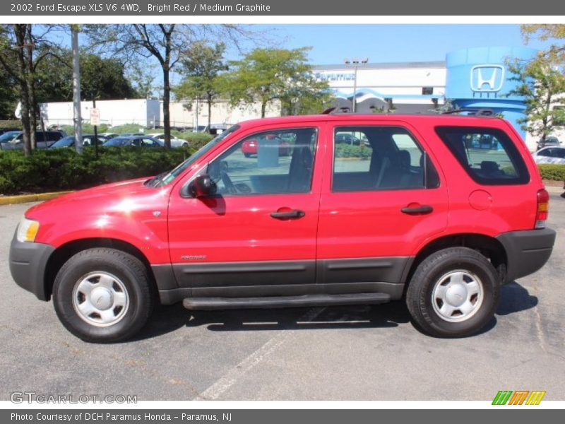 Bright Red / Medium Graphite 2002 Ford Escape XLS V6 4WD