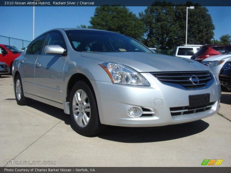 Radiant Silver / Charcoal 2010 Nissan Altima Hybrid